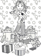 Groovy meisies Online Coloring